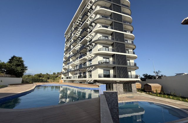 2+1-Wohnung im Alona Tower mit Meerblick in Alanya