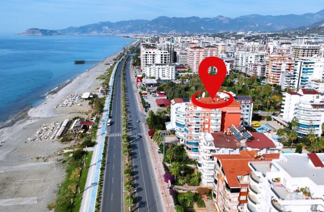Меблированная квартира 2+1 у моря в Махмутларе