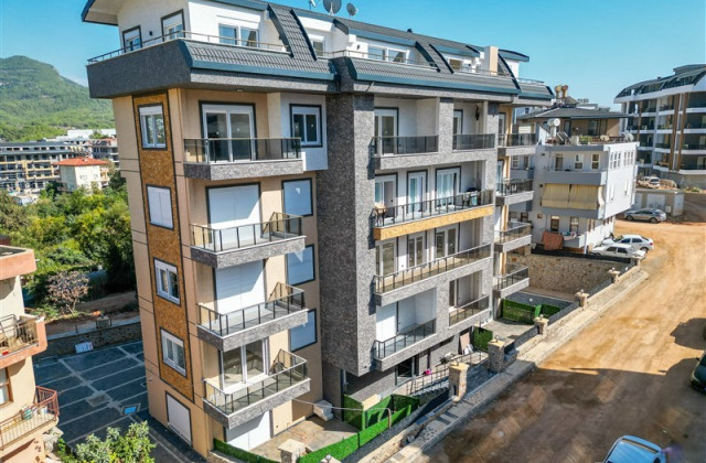 1+1 Apartment in Upper Oba at Akçay Boutique