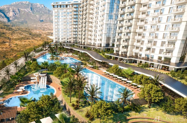 1+1 stan u novom projektu u Mahmutlaru, Alanya