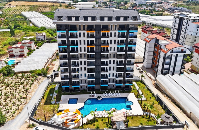 1+1-Wohnung in Avsallar – Vista Residence, 55 m²