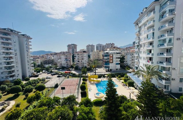 Lemon Garden Residence – Furnished 1+1 Apartment With Sea View In Alanya Cikcilli