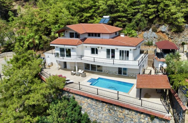 4+2 Alcon Villa with Annex in Çıplaklı, Alanya