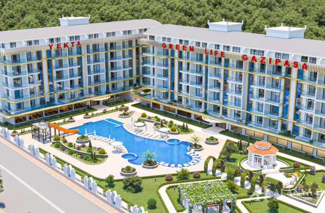 Green Life Gazipasa 1+1 To 3+1 Apartments