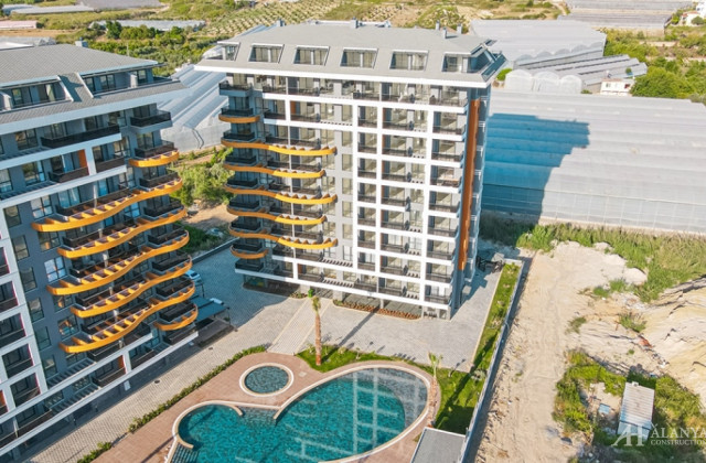 1+1 Apartment in Avsallar, Nobby Garden, 55 m²