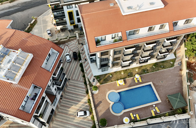 Neue 1+1-Wohnung in Oba-Karakocali, Alanya