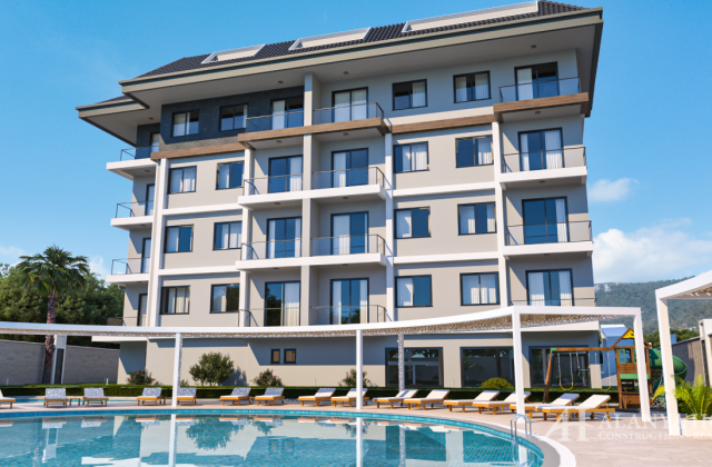 Modern Residential Project in Oba-Karakocalı, Alanya