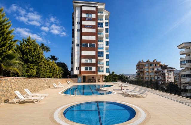 Furnished 1+1 Apartment in Tosmur at Tepe Residence
