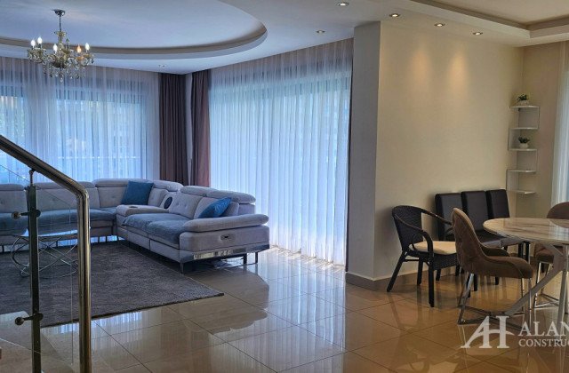 Konak Seaside Complex Furnished 3+1 Duplex Apartment – Seafront Property