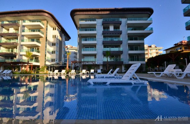 Furnished 1+1 Apartment in Kestel Moda Marine