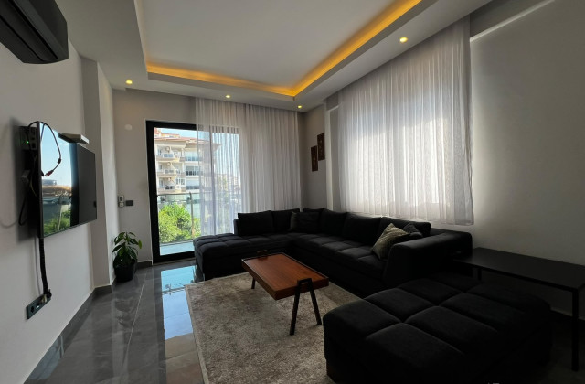Appartement meublé 3+1 à Oba Silence Park, Alanya