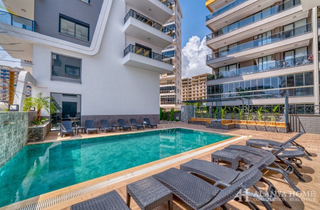 Gloria Twin Residence Furnished Sea View 2+1 Apartment