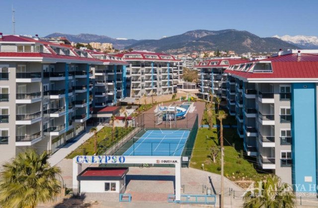 Calypso Residence Sea View Fully Furnished 2+1 Apartment In Alanya Kestel