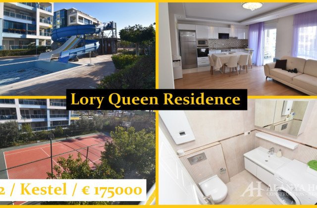 Lory Queen Residence, 3+2 dublex, 1-2 Floor, Kestel Alanya Turquie