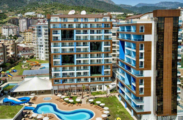 آپارتمان مبله ۲+۱ در جیکجیلی، مجموعه Crystal Towers