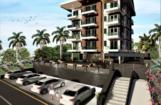 Wohnungen zum Verkauf in Edis Morganite Residence in Payallar Alanya Antalya Türkei