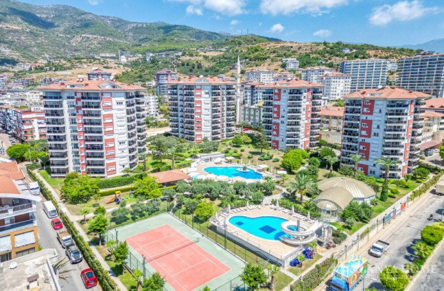 İkamete Uygun & Deniz Manzaralı VAlanya Park Residence Satılık 1+1 Daire
