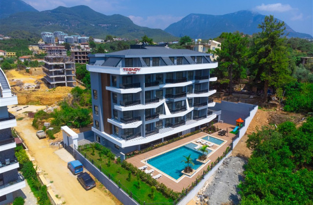 1+1 Apartment in Oba at Trendy Suits, Alanya