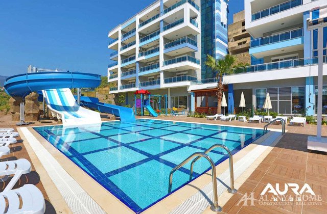 آپارتمان دوبلکس لوکس 200 مترمربع در Kestel Aura Blue