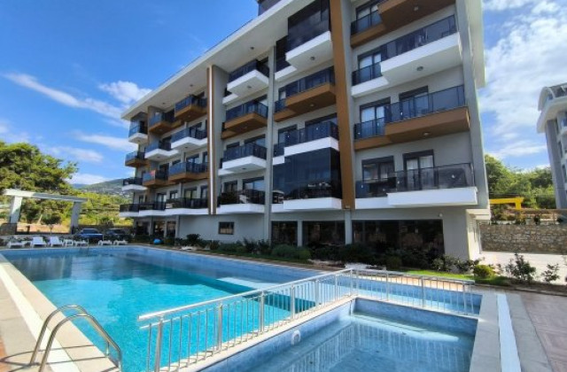 Меблированная квартира 1+1 в Oba, Ariom Sitesi