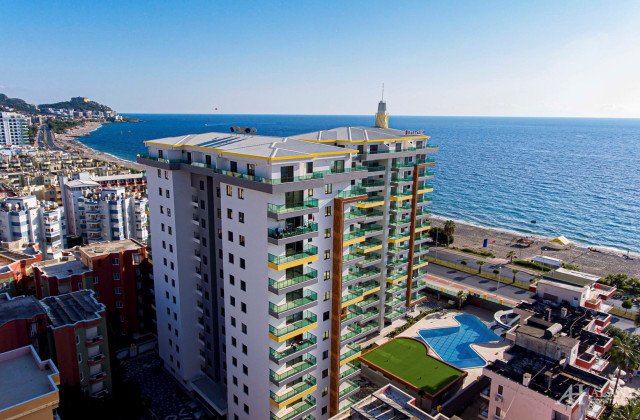 1+1 Seafront Apartment in Mahmutlar | Kurt Safir