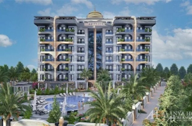 شقة 1+1 في بازارجي غازي باشا | Loft Garden 4