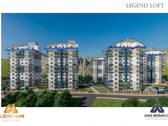 Apartments in Legend Loft Avsallar Alanya Antalya Turkey sell buy rent real estate property