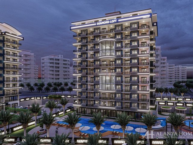 Diamond Loft Avsalar Alanya Анталия Турция Фото покупка меблированного жилого дома в рассрочку в нов