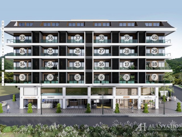 APARTMENTS IN FLORA CORNER MAHMUTLAR ALANYA TURKEY buy sell rent