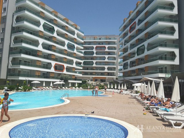 Emerald Park Avsallar Alanya Antalya Türkei Kauf Verkauf Eigentum einer möblierten Einzimmerwohnung 