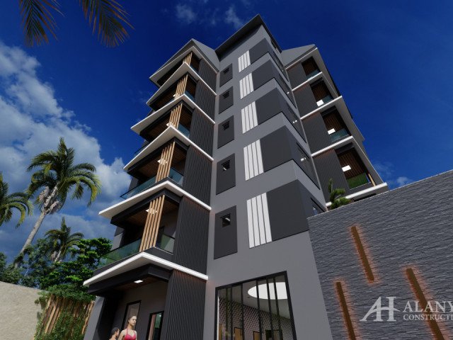 Apartments fo sale rent buy in Dom Na More Residence Avsallar Alanya Antalya Turkey