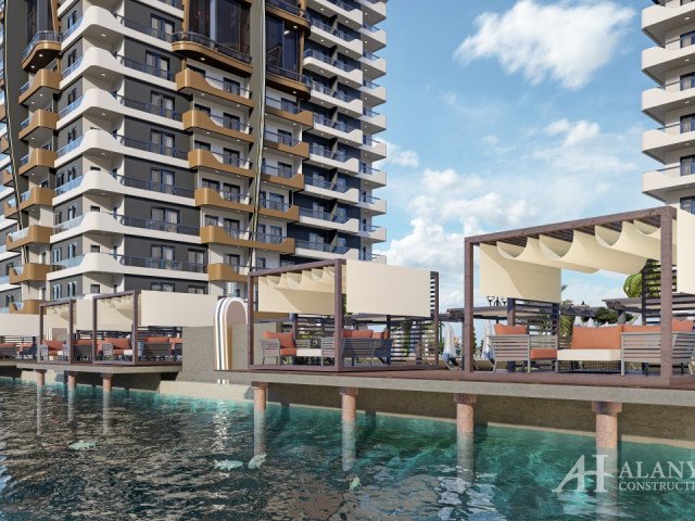 FOA Hills Mahmutlar Alanya Antalya تركيا شراء بيع عقار لشقة مفروشة بغرفة نوم واحدة في مشروع جديد مع 