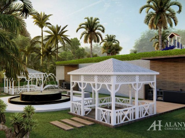Apartments for sale in Alanya Antalya Turkey in roject Goldas Residence