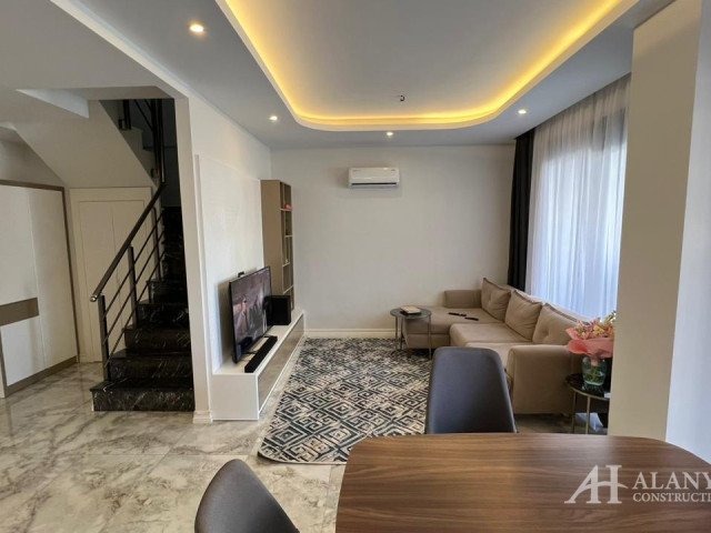 Купить квартиру в Аланьи 2+1 дюплекс с ВНЖ в жилом комплексе Flora Garden Oba Residence