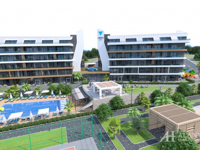 Продажа квартир в Vega Icon Residence Oba Аланья Анталия Турция