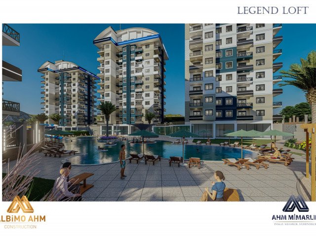 Квартиры в Legend Loft Леджент лофт Авсаллар Алания Анталия Турция купить купить квартиру в аренду н