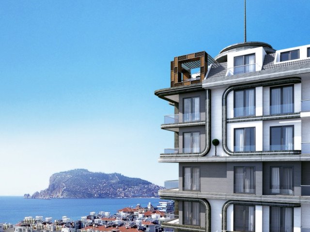 Grand Kaptan Tosmur Alanya Antalya تركيا شراء بيع عقار لشقة مفروشة بغرفة نوم واحدة في مخطط تقسيط مشر