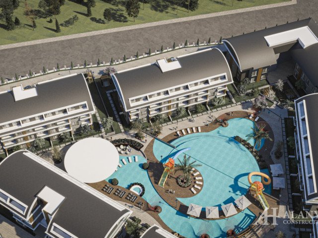 Продаются квартиры в комплексе Albimo Alanya Hill в Тюрклер Алания Турция