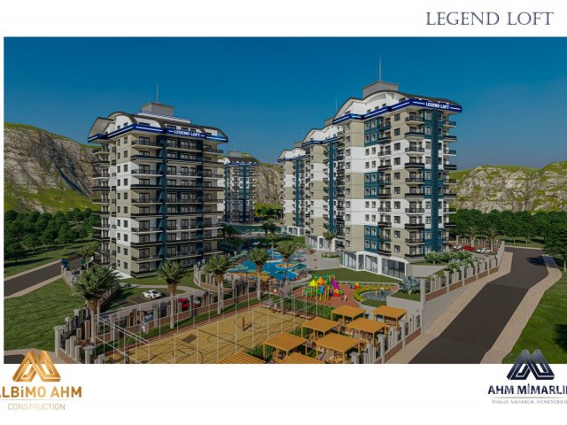 Apartments in Legend Loft Avsallar Alanya Antalya Turkey sell buy rent real estate property