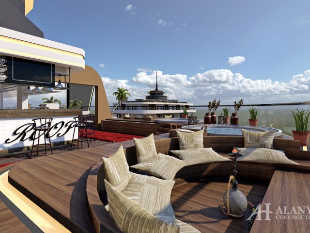 FOA Hills Mahmutlar Alanya Antalya Turkey purchase sale property of a furnished one two bedroom apar