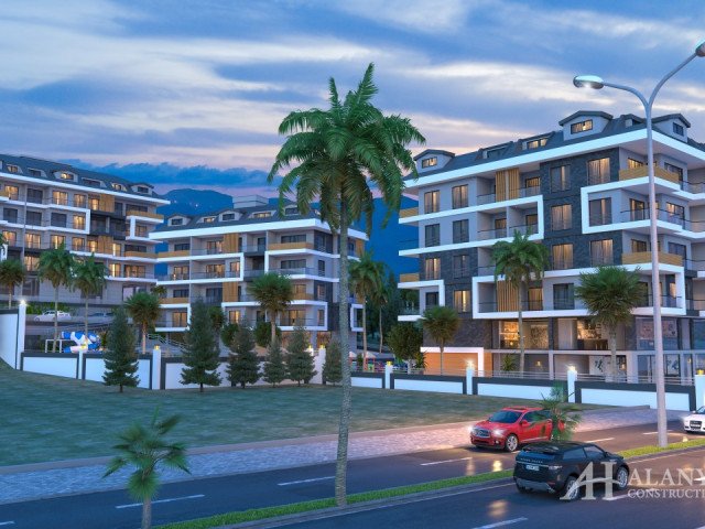 Апартаменты в городе Антарес Hasbahçe Alanya Anatalya Turkey