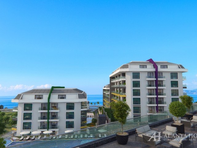 Konak Premium Kargicak Alanya Antalya Turkey purchase sale of a furnished one-bedroom apartment in a