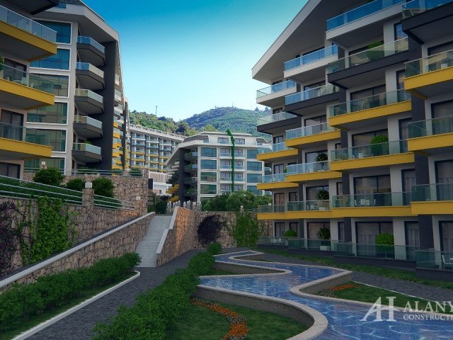 Konak Premium Kargicak Alanya Alanya أنطاليا تركيا شراء بيع شقة مفروشة بغرفة نوم واحدة في خطة تقسيط 