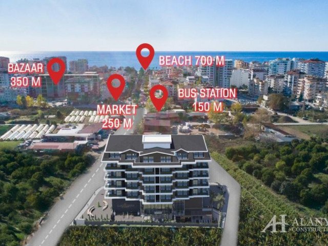 APARTMENTS IN FLORA CORNER MAHMUTLAR ALANYA TURKEY buy sell rent