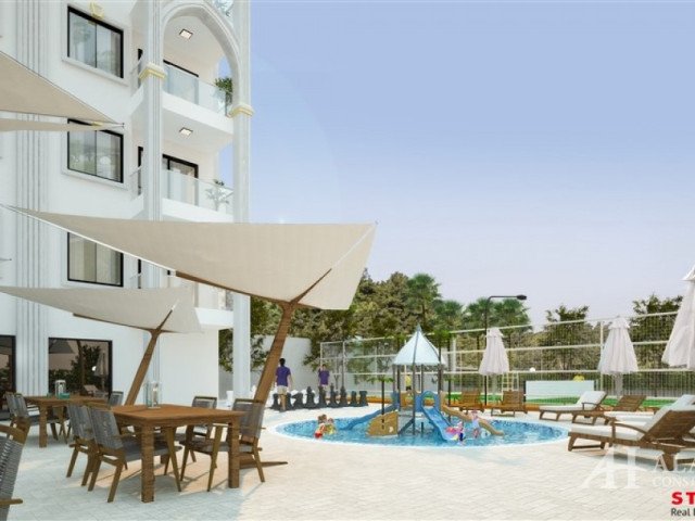 Forest Park 2 Avsallar Alanya Antalya Türkiye satın alma satılık eşyalı tek yatak odalı daire yeni b