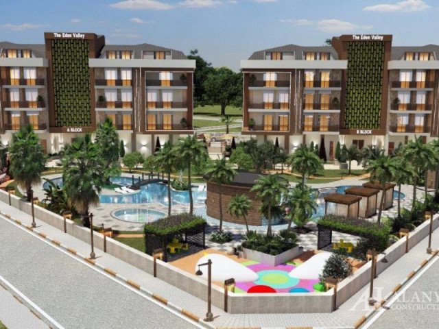 The Eden Valley Oba Alanya Antalya Turkey purchase sale property of a furnished one-bedroom apartmen