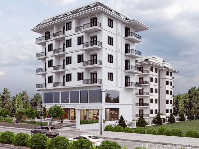 BestLife 2 Kargıcak Alanya Antalya Türkiye satın alma satılık eşyalı tek yatak odalı daire yeni bir 