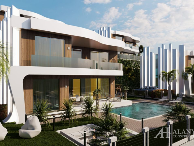 Kızılcaser Orman Köyü Oba Alanya Antalya Türkiye deniz manzaralı yenilenmiş bir geliştiriciden yeni 