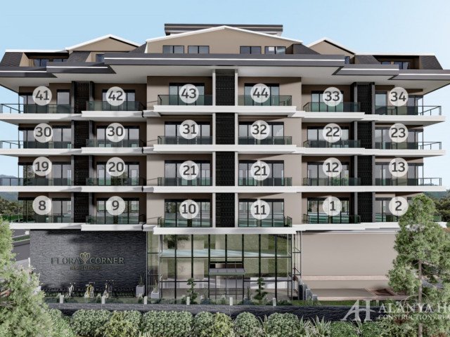 APARTMENTS IN FLORA CORNER MAHMUTLAR ALANYA TURKEY buy sell rent