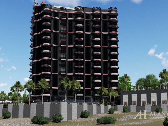 Liberty de Luxe Mahmutlar Alanya Antalya Türkiye Satılık emlak, eşyalı, bir ve iki yatak odalı daire